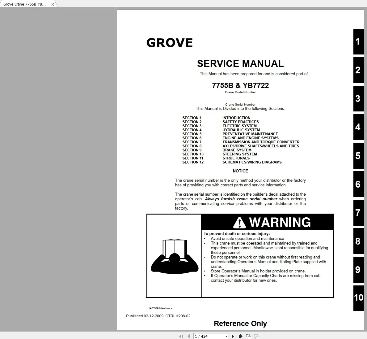 TruckEPC3 Grove GMK Cranes 37.3 جيجابايت كتالوج أجزاء PDF والتخطيط ودليل تشغيل الخدمة وصيانة DVD