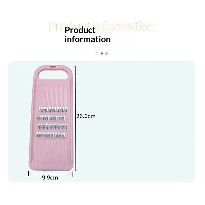 Food Grade Manual Vegetable Grater Slicer Non-slip Multifunctional Cutter for Cabbage Carrot Potato Home Kitchen Use