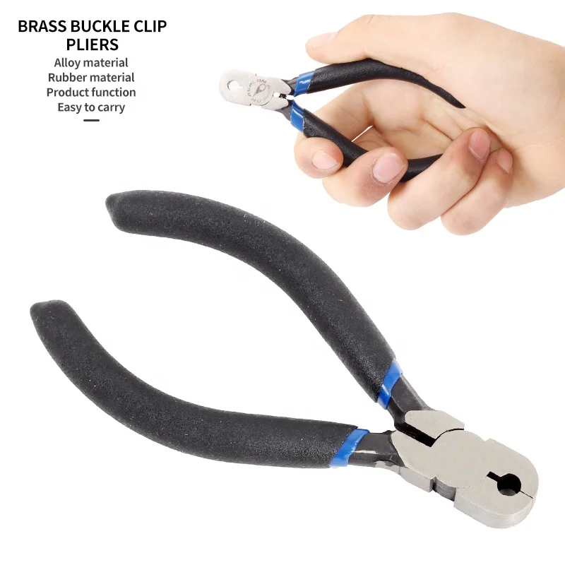 Archery Copper Buckle Pliers D Loop Pliers Bow and Arrow Accessories String Copper Nocking Point Clamp Tongs Bow Tool