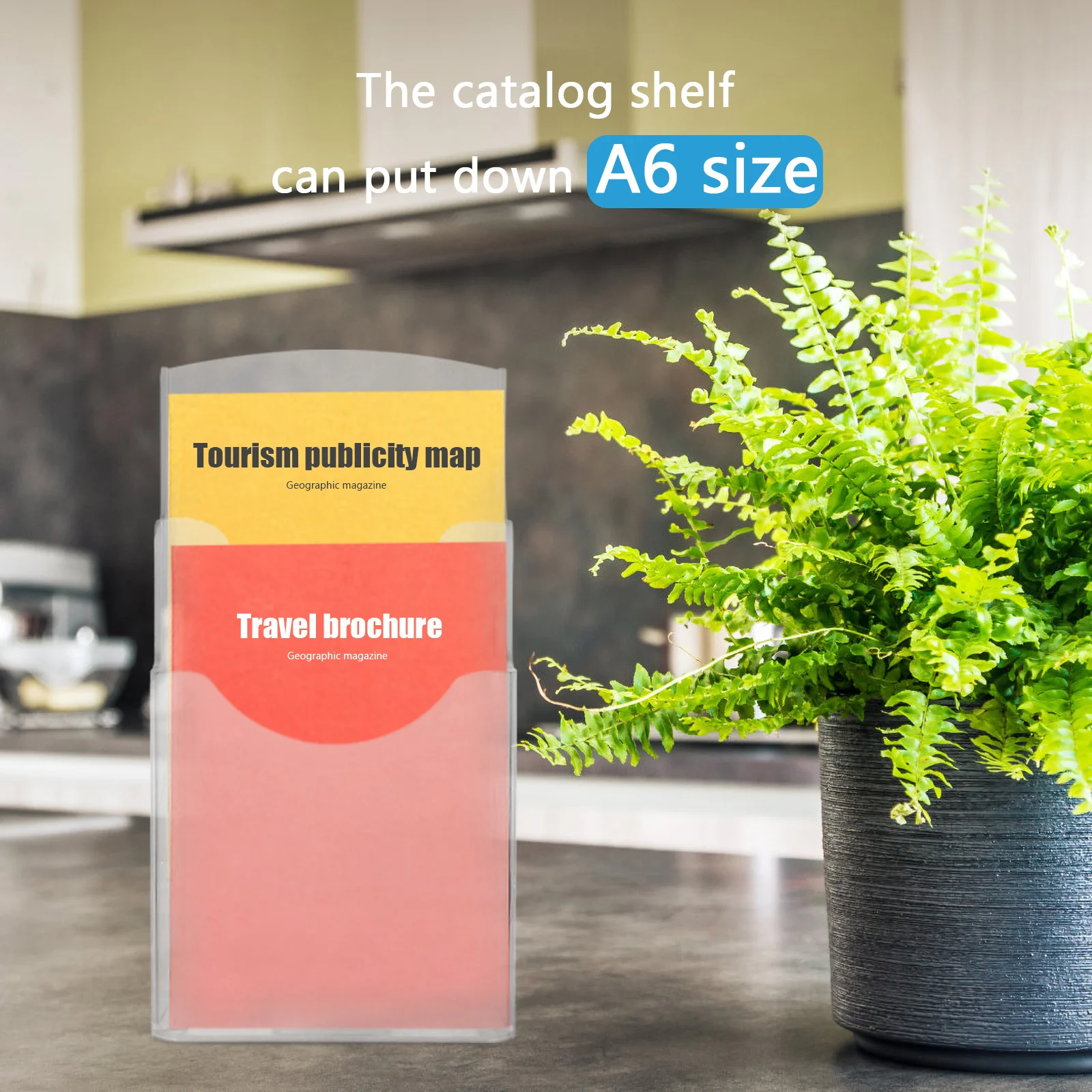 Tafelblad Brochure Rack Data Document Stand Houder Muur Mount Manager Pamflet