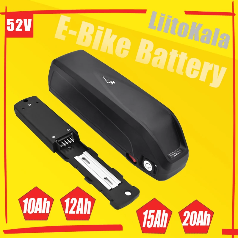 

LiitoKala Hailong 52V20Ah 36V10Ah 42V15Ah eBike Battery Hailong for 500-1000W MotorBike conversion kit Electric Bicycle duty