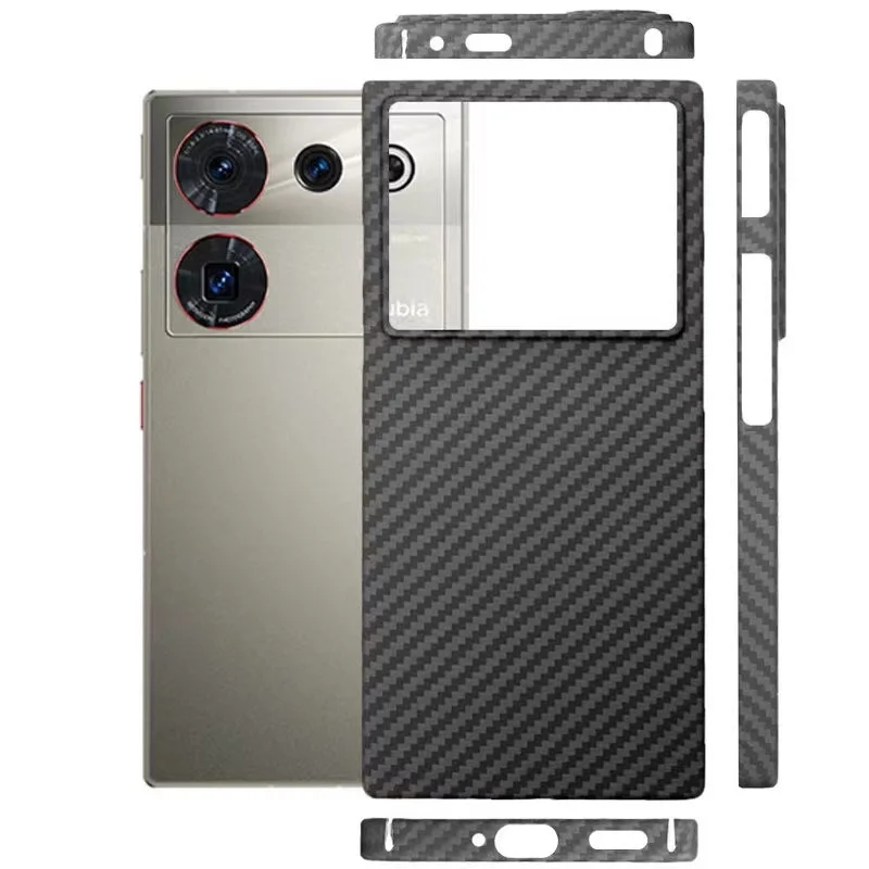 For Nubia Z50 Ultra Carbon Fiber Fiber Case Aramid Fiber Cover for Nubia Z50 Ultra Phone Protective Case Ultra-Thin Phone Case