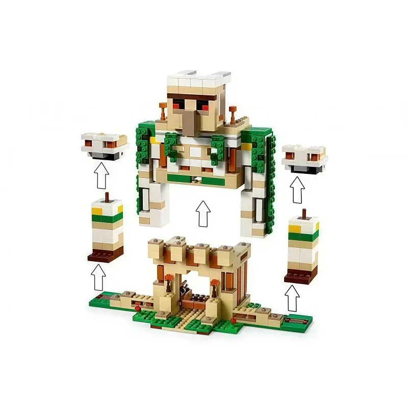 الحديد دمية دمية قلعة بناء تشوه طويل القامة العملاق لتقوم بها بنفسك اللبنات الطوب خلق MOC لعب لهدايا عيد الميلاد