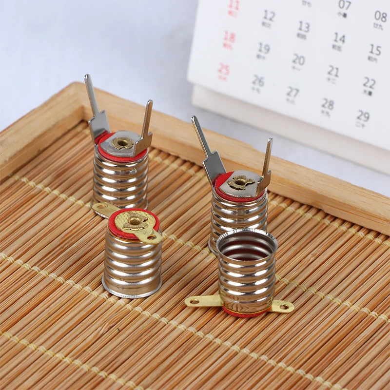 

10Pcs E10 Lamp Base Holder Bulbs Light Socket for Home Experiment Circuit Electrical Test Essential Home Experiment Accessories
