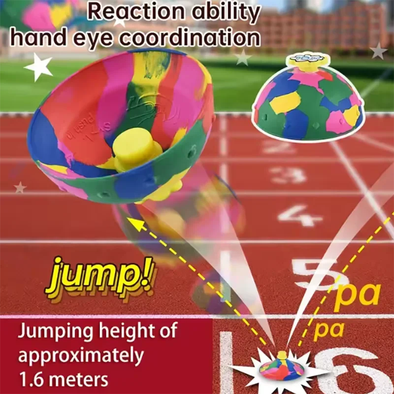 1 قطعة-الجدة التمويه ترتد المطاط ظهرت السلطانيات ألعاب أطفال مطاطا الهيب هوب القفز ألعاب متململة في الهواء الطلق متعة الرياضة هدايا ل #1