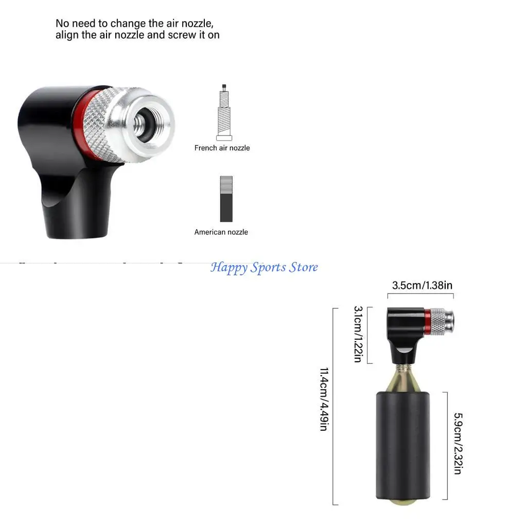 

CO2 Inflator with Insulating Sleeve Road Bike for Mountain Bike Racing Bike
