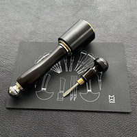 BOWEN Professional Leather Nylon Hammer Cutting Carving Handmade Round Hammer With Redwood Handle For DIY Leather Stamping Tools