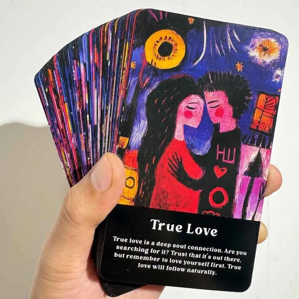 Cartes Oracle Insights céleste, 56 pièces, cartes de Tarot d'équilibre et d'éveil, jeu de cartes esprit caché, énergie inconnue, 12x7cm