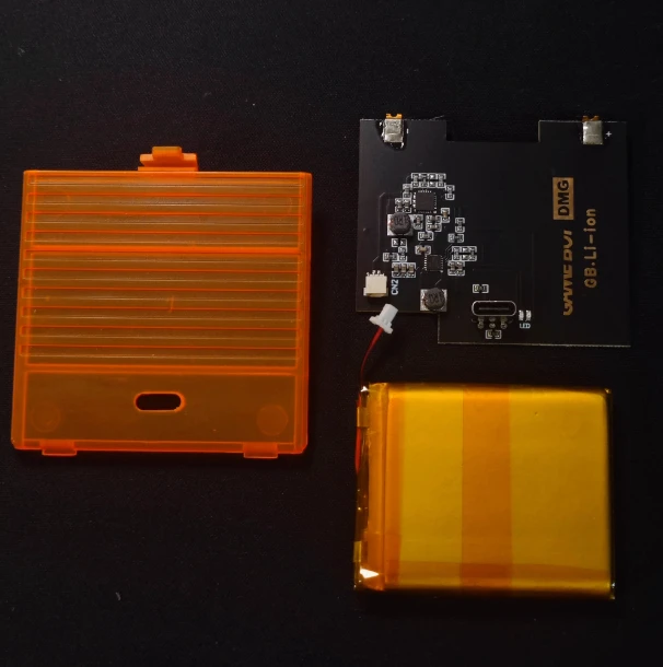 For GameBoy DMG GB Charging Module Support High Brightness，2500mAh Rechargeable Lithium Battery