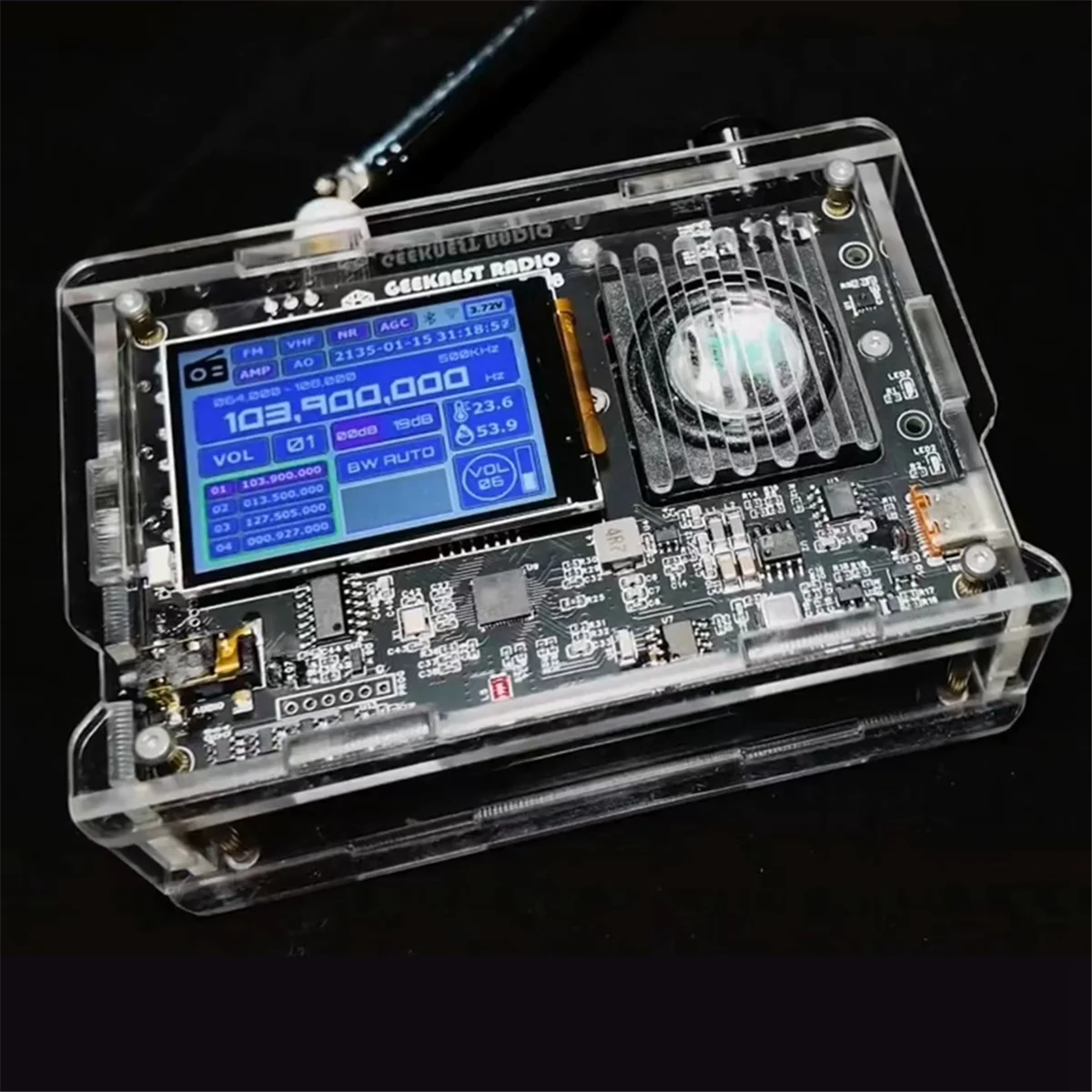 DIY полнодиапазонный радиоприемник V5A Kit FM AM MW SW Aviation Band SSB LSB USB полнодиапазонный радиоприемник с усилителем и антенной