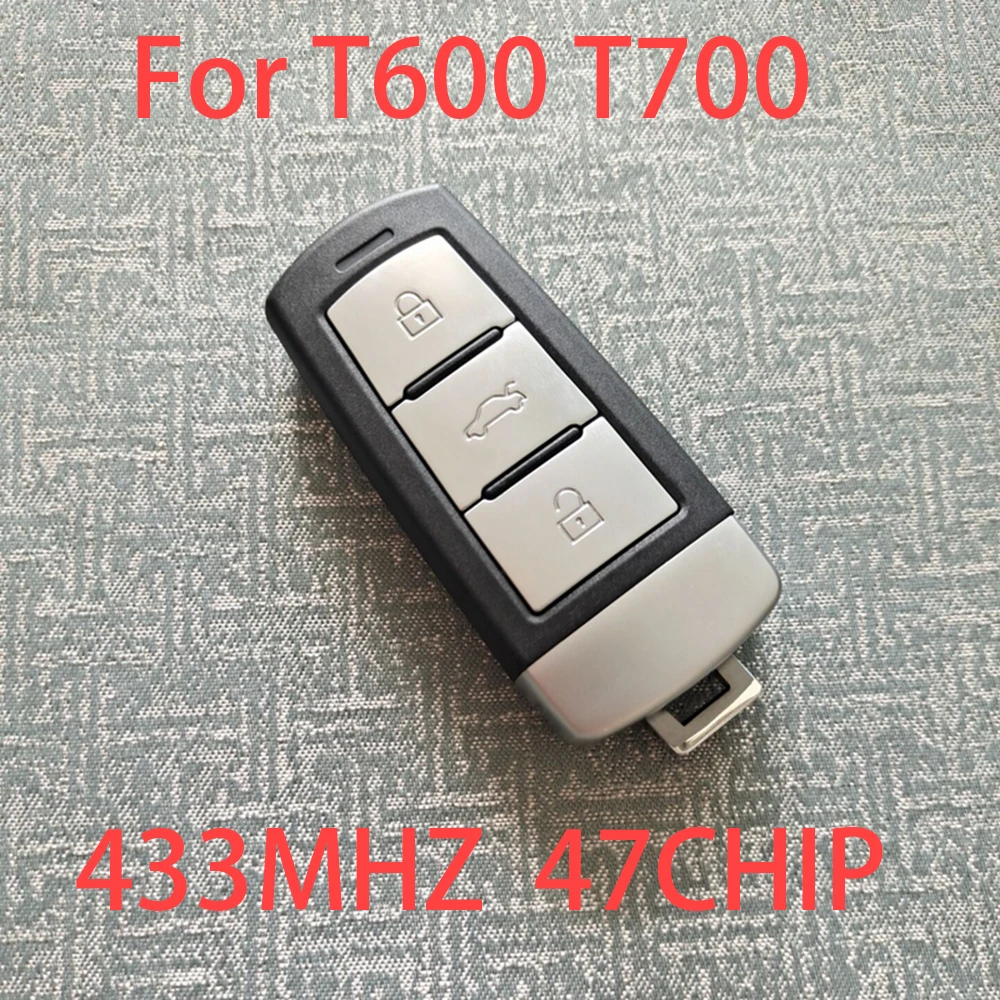 

Оригинальный ключ дистанционного управления FSK433 МГц для ZOTYE T600 T700 с чипом 47