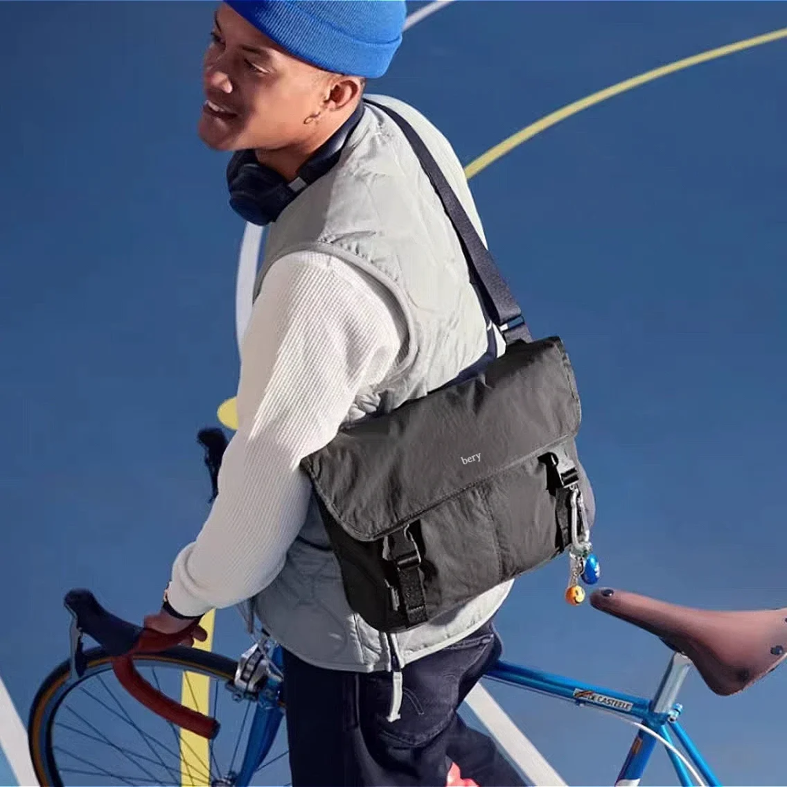 

Австралия Berly Messenger Bag 12л Сумка через плечо Унисекс Сумка-мессенджер Велосипедная сумка