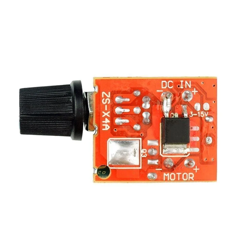 diymore Mini PWM DC Motor Speed Controller Module 3 -35V 5A Max 90W Speed Control Adjustable Potentiometer Switch LED Dimmer