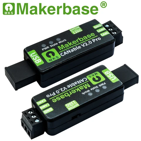 Анализатор адаптера Makerbase CANable 2.0 USB-CAN для CANFD и SocketCAN — фото устройства