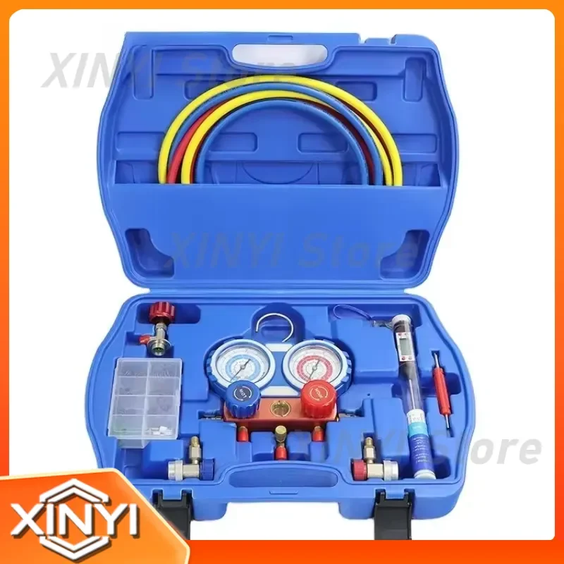 for Universal Refrigeration Tool R134a Auto AC Manifold Gauge Parts Refrigeration Manifold Gauges Set