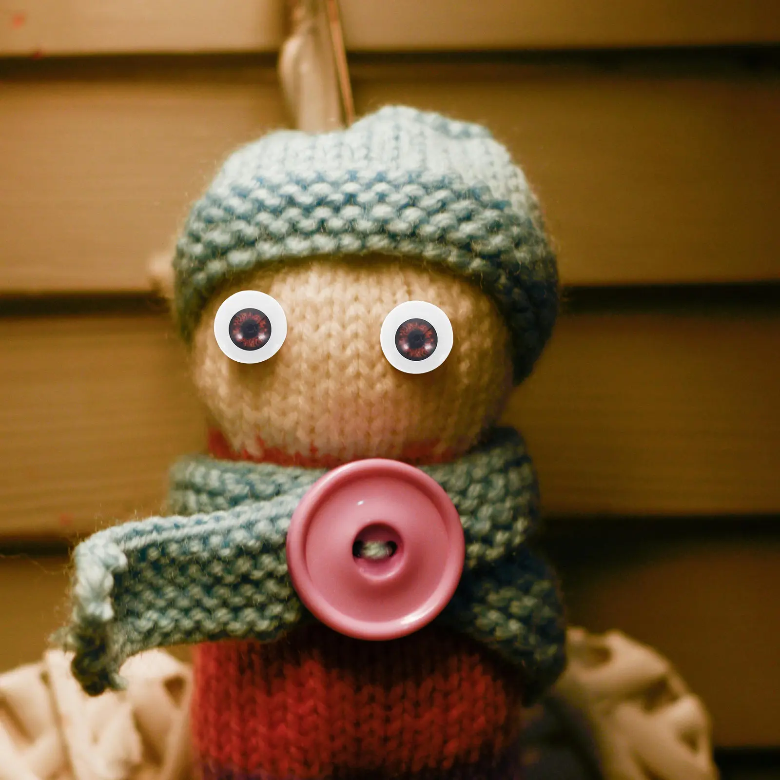 3 Pary Akrylowych Oczu 24mm Realistyczne Półokrągłe Oczy do Rękodzieła, Rekwizyty Horror na Halloween, DIY Maski, Lalki, Niedźwiedzie, Rękodzieło