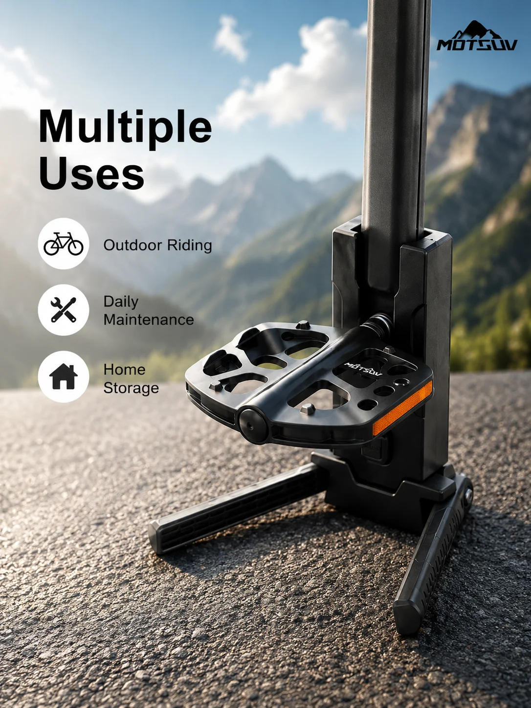AliExpress NONE Bicycle Kickstand Adjustable Portable Parking Stand Foldable Support MTB Road Bike Cycling Convenient Bracket Tool Lightweight