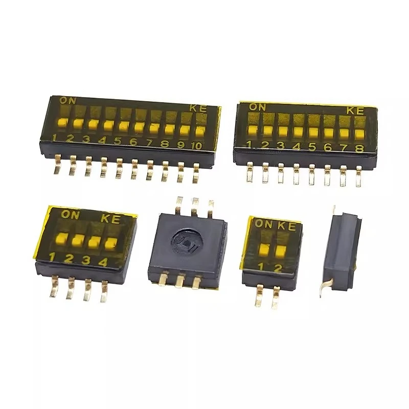 Patch ON/KE Dip switch 1.27MM 2.54MM pitch 1P/2P/3P/4P/5P/6P/8P/10P slide switch