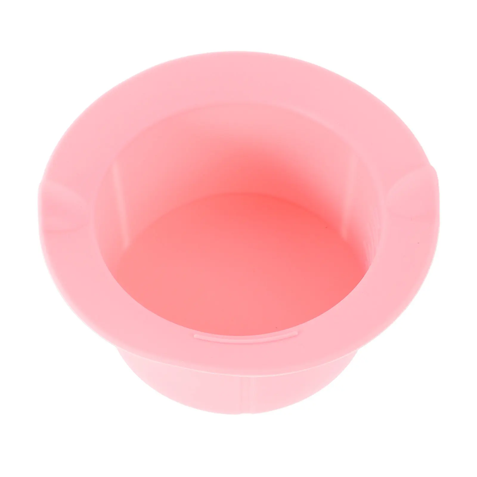 Heat Resistant Silicone Wax Bowl Non Stick Reusable Round Melting Pot for Scented Wax Hair Removal Beans Even Heating Easy Clean