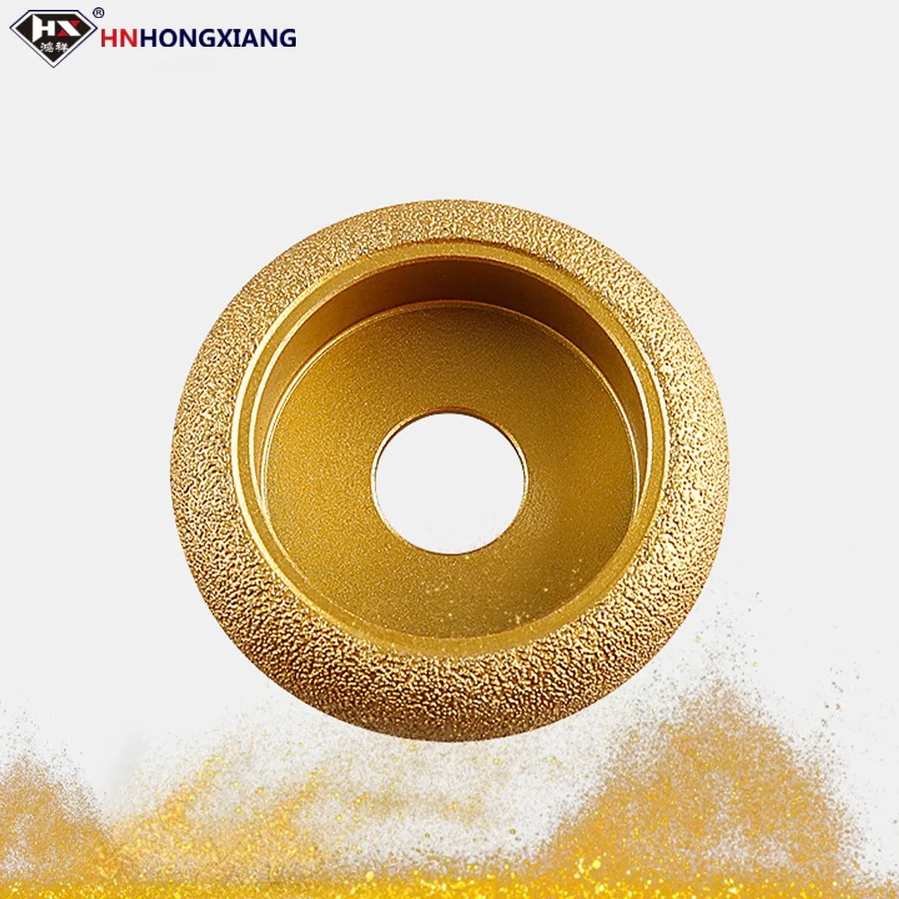 Brazing Diamond Stone Grinding Wheel, Marble Granite Ceramic Tile Trimming And Chamfering Artifact, Slotting And Grinding Arc