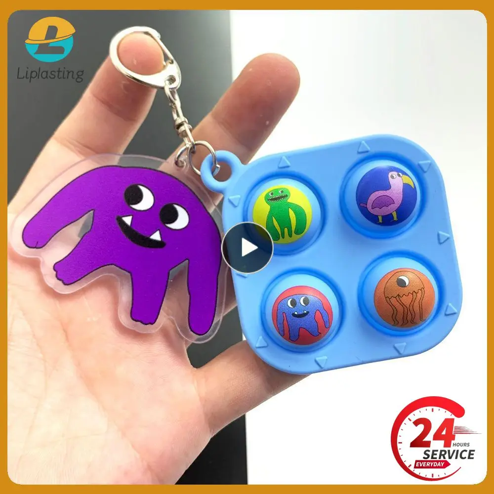 10cm New Game Garten of Banban Banban Garden Game Keychain Monster Fidget Toy For Autism Adhd Anxiety Anti Stress Relief Sensor