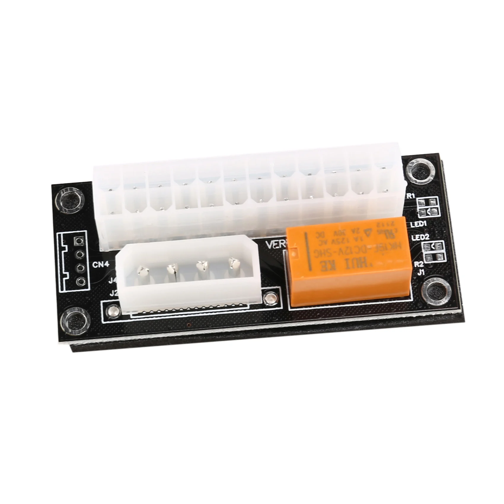 AAA87 Dual PSU Power Supply Sync Adapter Add2Psu ATX 24Pin to 4Pin Molex Synchronous Connector Riser Cable Miner Mining