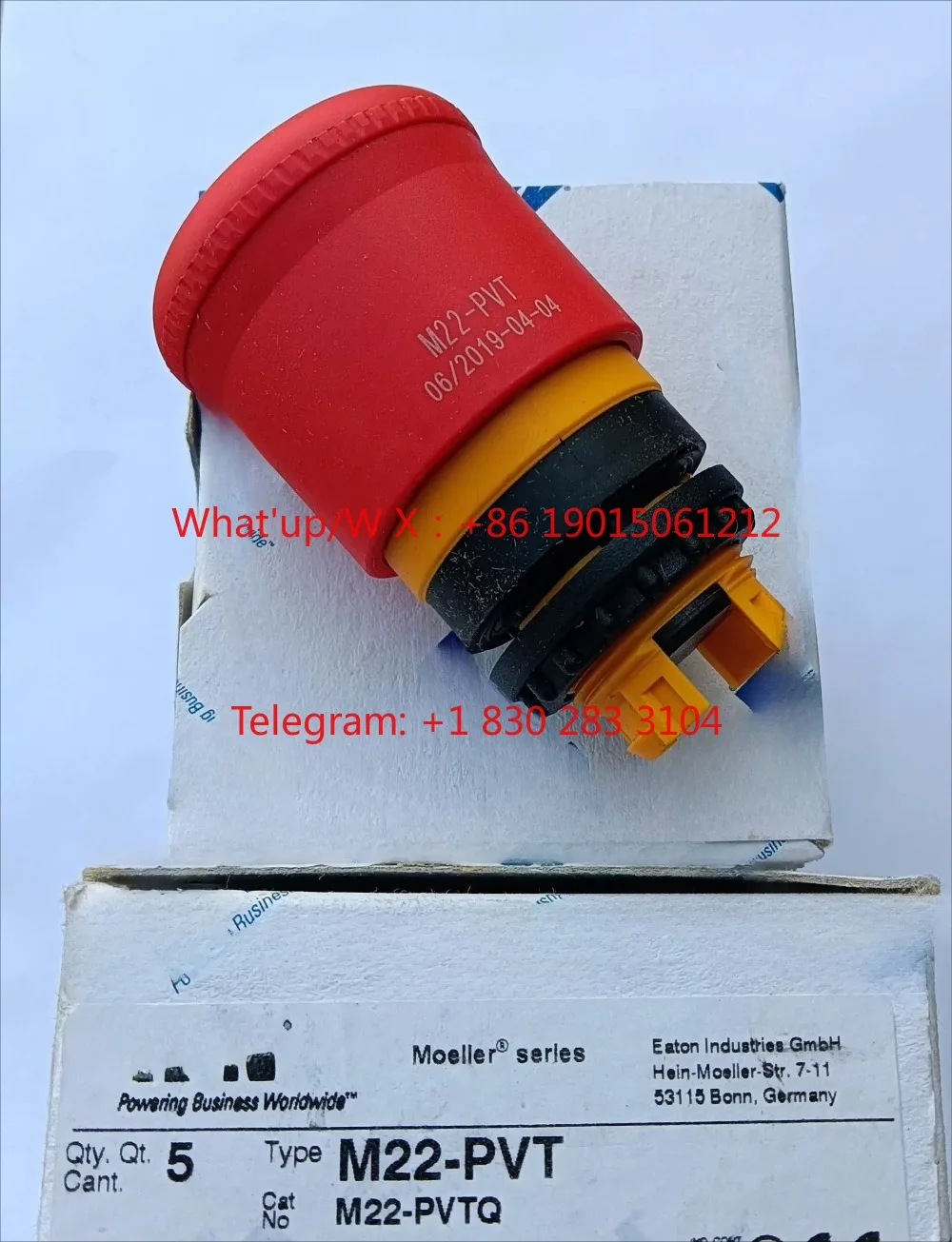 M22-PV PVT PVL Pvlt PVS Xgpv Original Imported Emergency Stop Switch