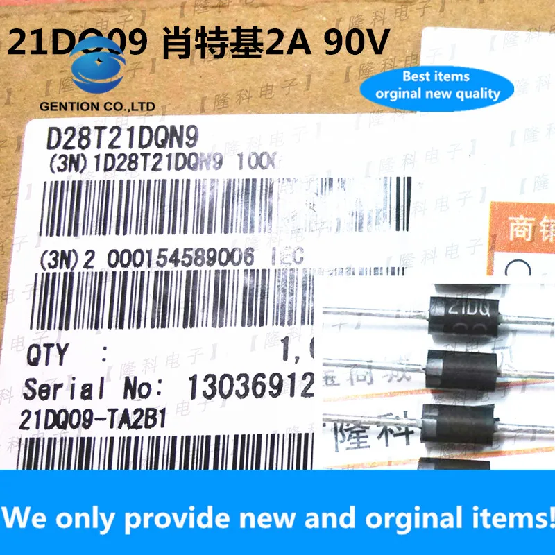 20PCS 100% New original 21DQ09 2A 90V Schottky diode imported from Japan 21DQ09-TA2B1