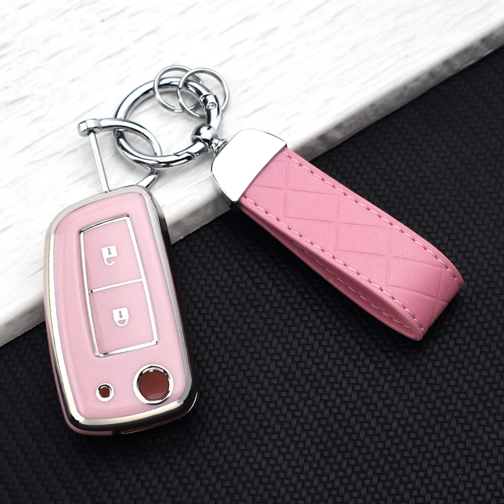 TPU Car Folding Key Case Cover Fob For Nissan Qashqai X-Trail Kicks Juke Micra Altima Maxima Tiida Murano Key Chain Set Parts view 6