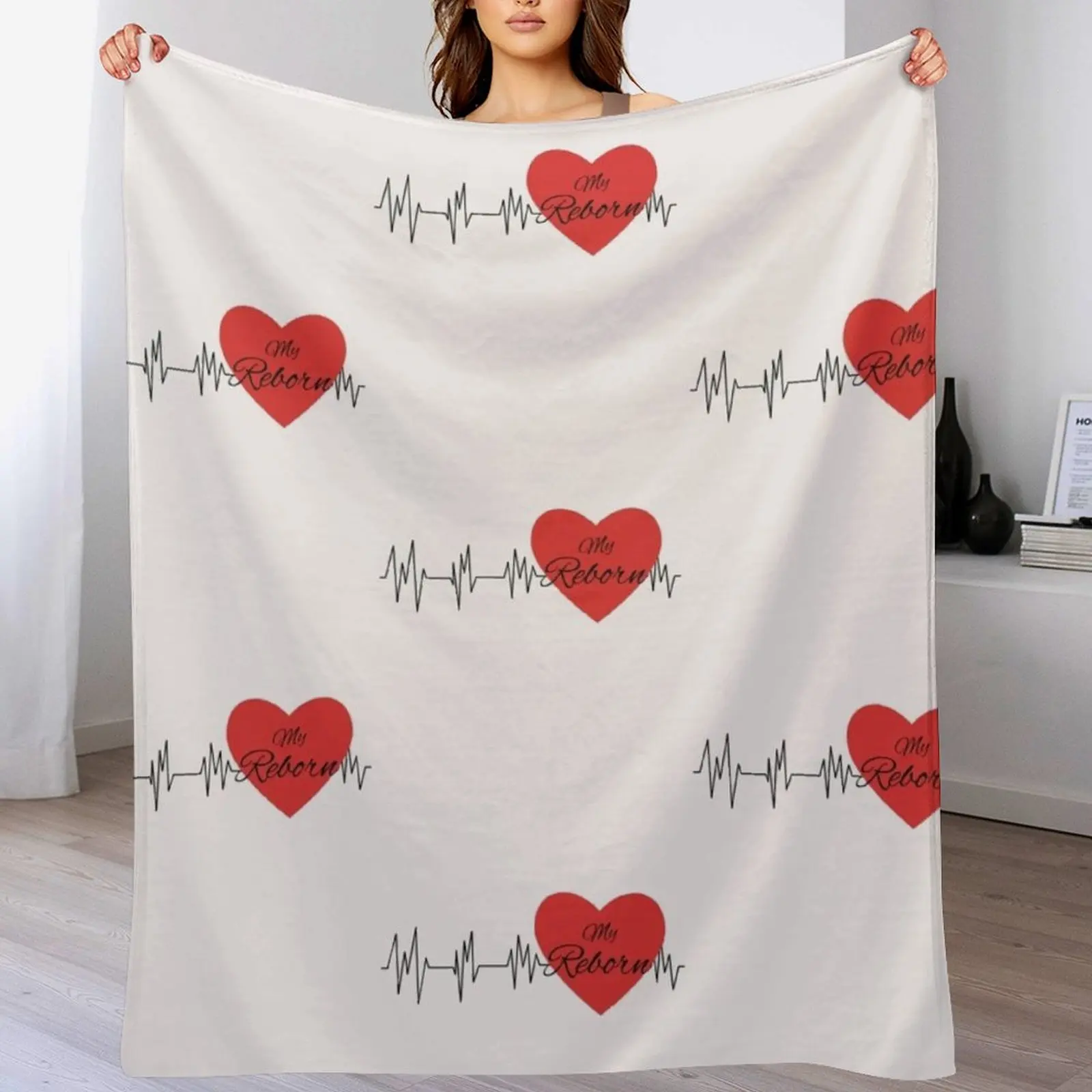 

Reborn Doll Clothing, for the Reborn Mom, Artist, Collector, Mommy Love My Throw Blanket anime Bed linens Blankets