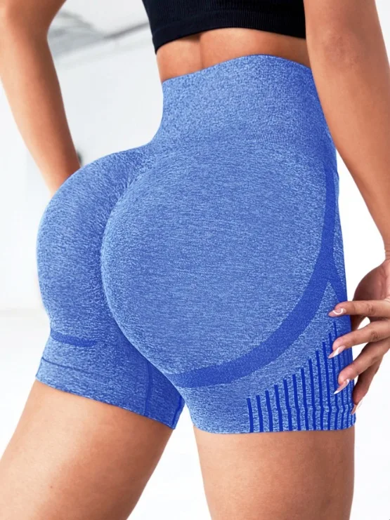 Frauen Yoga Shorts hohe Taille Workout Shorts Fitness Yoga Lift Butt Fitness Damen Yoga Gym Laufen kurze Hosen Sportswear