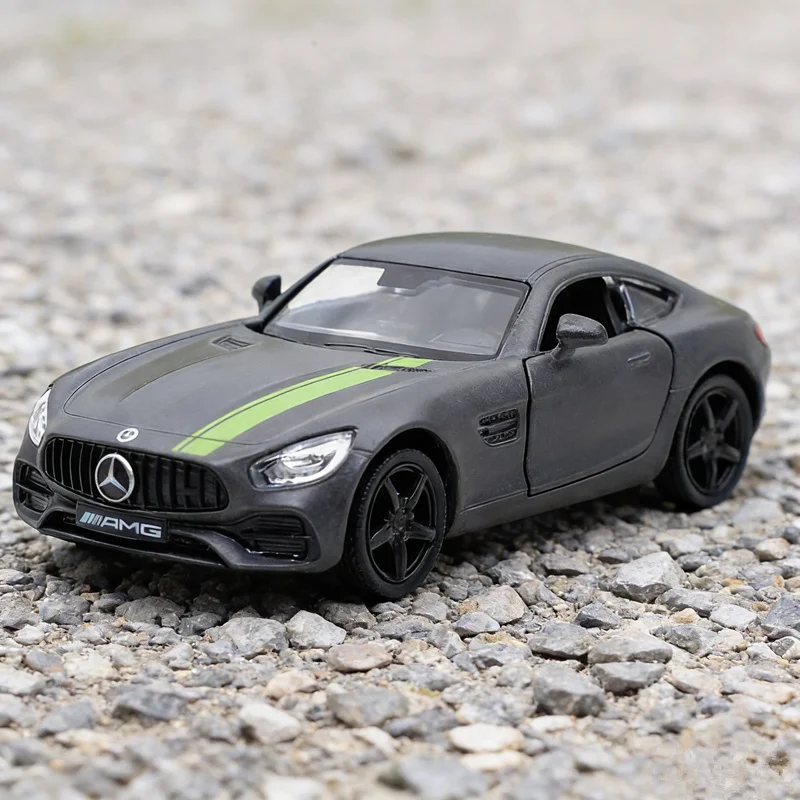 

Масштабная модель спортивного автомобиля Mercedes-Benz AMG GTS Coupe 1:36, литая под давлением, металлическая, для гоночных треков, имитация, детская игрушка, подарок