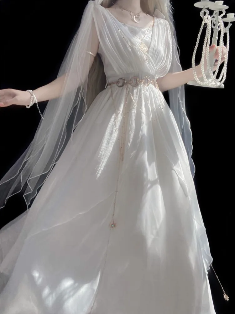 

Divine style large skirt dress Chinese-style clothing