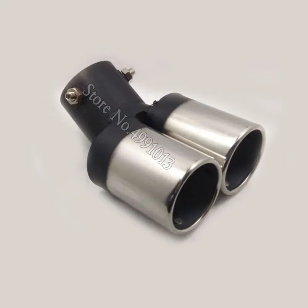 For Isuzu D-MAX DMAX 2021 2022 2023 2024 Car Body Cover Muffler Exterior Back End Pipe Dedicate Exhaust Tip Tail Outlet Ornament