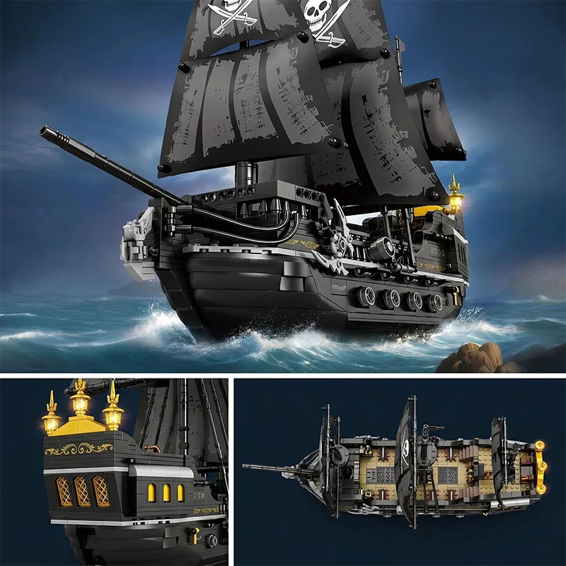 pirate ship building blocks view 8