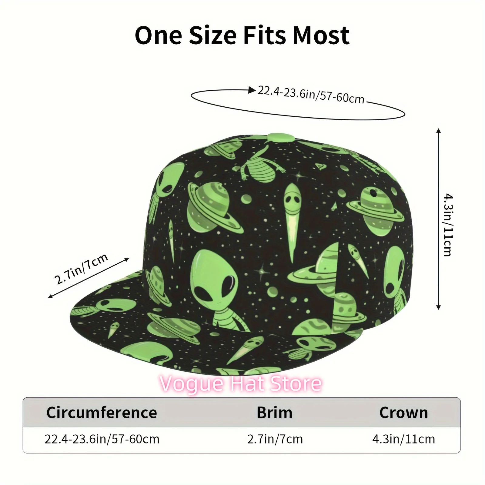 1pc, Baseball And Golf Hat Featuring a Green Alien from Space, Suitable for Both Men And Women, Perfect for Seasonal Running And