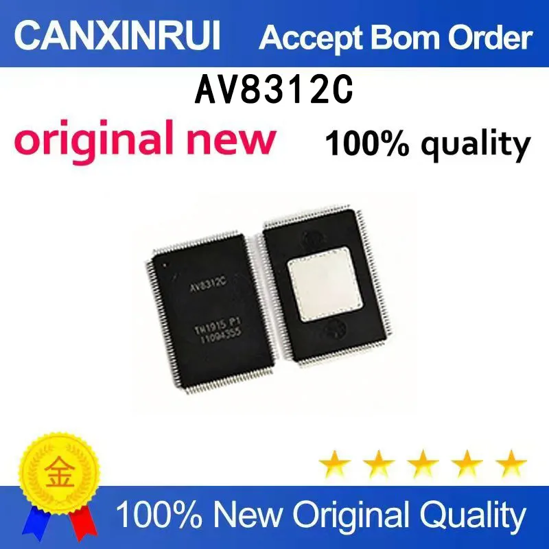 

(5pcs-100pcs）Brand new original AV8312C AV8312 QFP spot chip IC