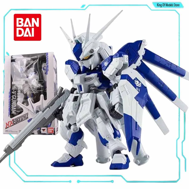 Bandai Original Model Kit NX EDGE STYLE  UNICORN DESTROY GUNDAM  Anime Action Figure Model Toy for Boys Gifts Ornaments 100mm