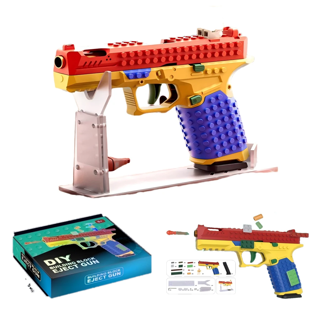 

WW2 Military Sniper Rifle Assault Rifle Cartridge Case Building Block City Police Pistol Brick Children Toys Birthday DIY Gifts