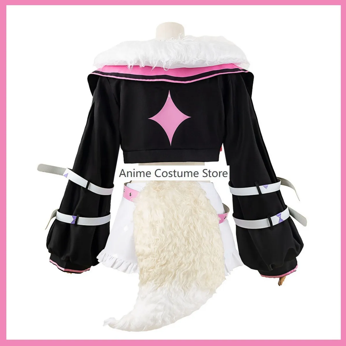Nijisanji Vtuber mocò Abyssgard Costume Cosplay Moco-Chan holovive inglese En Fuwawa uniforme parrucca scarpe donna Sexy abito Kawaii