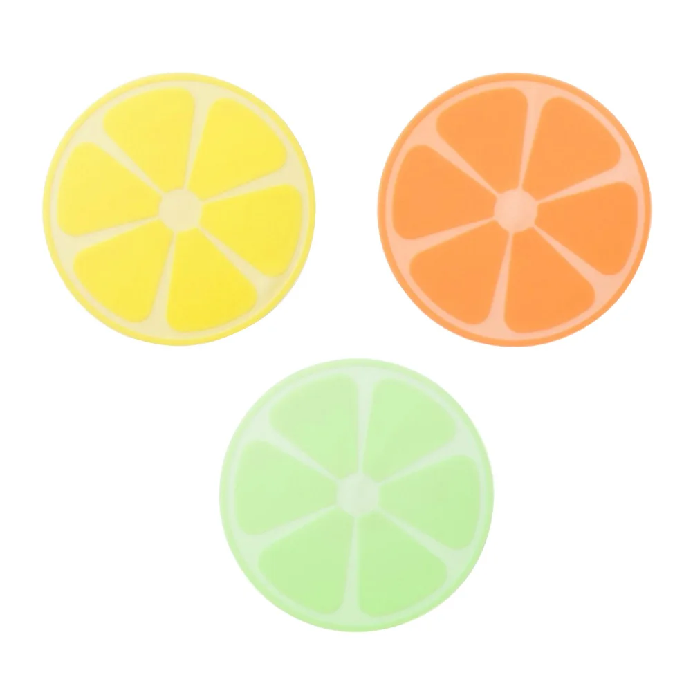 

3Pcs Silicone Stretch Lids Reusable Bowl Covers Airtight Food Seal Wraps Leakproof Fresh Storage Wraps Silicone Stretch Lids