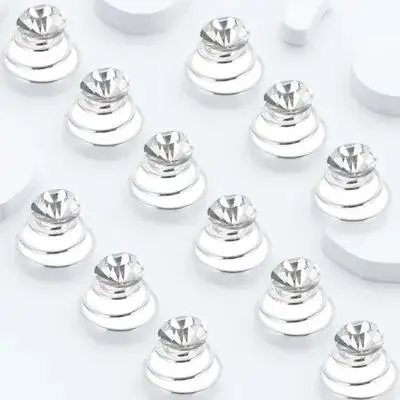 

12Pcs Rhinestone Spiral Hair Pins Metal Coil Hair Clips for Women Bridal Wedding Party Prom Braid Updo Accessory