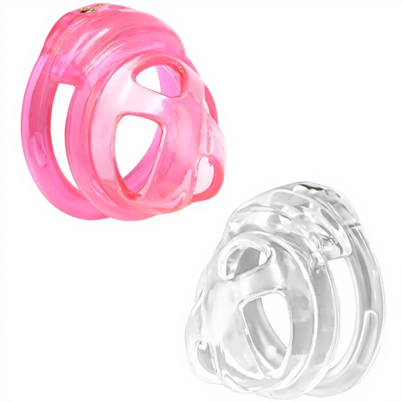 Male Soft Spiked Chastity Cage with 4 Size Silicone Rings Penis Restraint Lock Sissy Cock Cage Urethral Chastity Adult Sex Toys