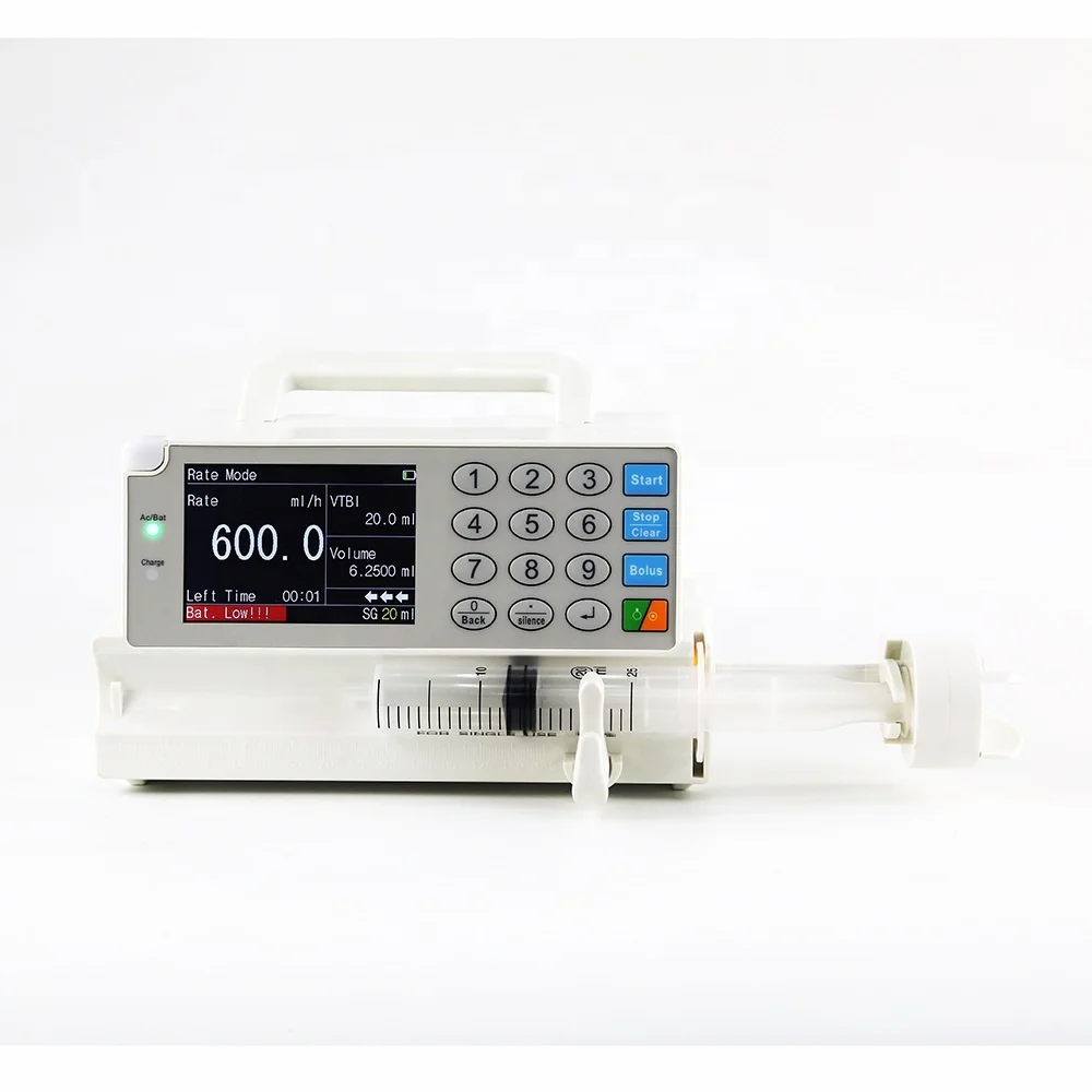 

PRSP-H8000 Cheap Price Stackable Electric Syringe Infusion Pump with Drug Library for medical use