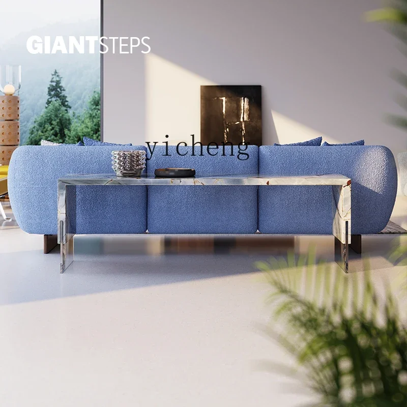 L23 Sofa Back Several Sides Several Tables Suspended Natural Marble Rectangular Sofa Corner Several Villa Luxury Stone