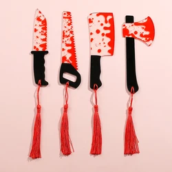 Creative red weapon bookmark, simple and exquisite fashionable stationery supplies for student offices.