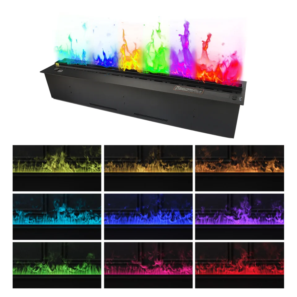 Simulation 3D Flame atomization fireplace home decoration humidifier flame Remote Control Electric fireplace