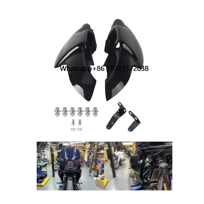 

Motorcycle Lowers Leg Fairings Fiberglass Shield for Harley Softail FXBB FXBBS FXLR FXLRS FXFB FXFBS 2018-2023