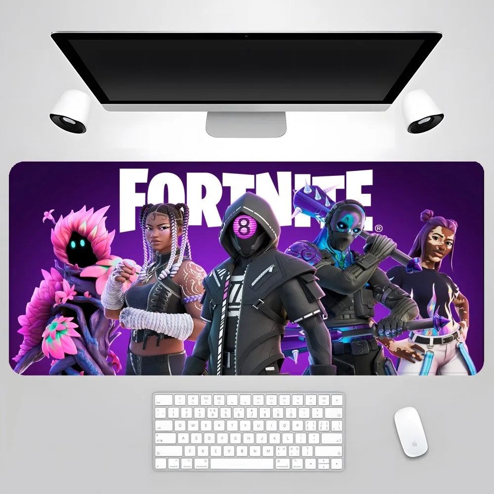 F-FortniteS Mouse Pad Gamer Pc Gaming Accessories Rubber Mat Mausepad Deskmat Mats Keyboard Cabinet Mause Laptops