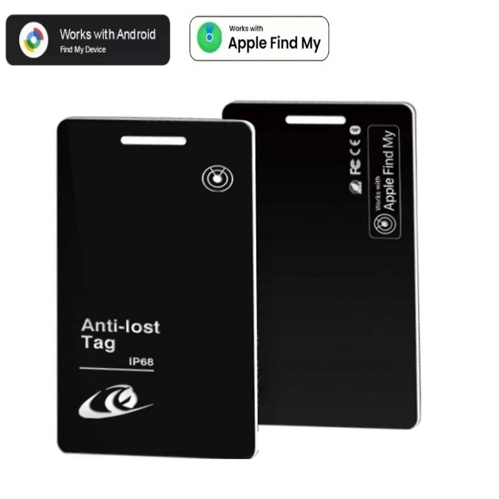 

Ultra thin Global GPS Android/iOS Locate Dual System Tracker Wireless Universal Smart Tracking Card with Google Find My Device